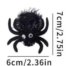 Mini Spider Cat Toy, Black Spider, Pique Cats' Curiosity, Entertain Cats, Self-Entertaining - View 4
