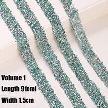 1 miếng dán kim cương nhựa tự dính, phụ kiện trang trí DIY - Nhiều màu - Xem 11