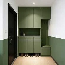 ucdfi 1/2/3/5/6m Self-Adhesive Matte Green Thick Sticker, DIY Furniture, Cabinet, Tabletop, Wall Renovation Wallpaper - Matte Finish - View 4