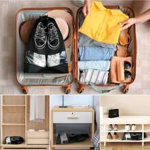 20pcs Non-Woven Fabric Shoe Bags, Portable Travel Shoe Bags With Drawstring, Unisex, Travel Accessories, Shoe Storage Bags, Suitable For Storing Shoes In Stores, 5/10/15/20pcs - Multicolor - View 8