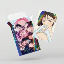 1pc Set Of 30 Alien Stage Cards - 30pcs Holographic Alien Stage Accessories Cards, High-Quality Double-Sided Photo Cards With Rich Character Art And Vivid Designs, Suitable For Collection And Album Decoration, Perfect Birthday Gift For Anime Fans - Multicolor - View 2