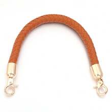 1条PU皮革编织替换肩带，手提包/单肩包手工编织延长链，30/60厘米高档皮革包双头扣肩带 - PU繩包帶 - 查看 19