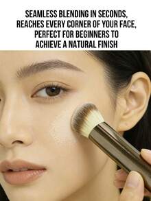 Estée Lauder DW Flat Top Foundation Brush, No Powder Absorption, No Brush Marks, Quick Blending And Fast Drying. Easy To Clean, Suitable For Wet And Dry Use - Estée Lauder Double Wear GOAT Foundation Brush - View 7