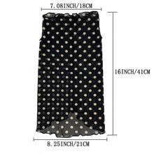 1件装波点印花多功能口罩/脖套 - 黑波點 - 查看 3