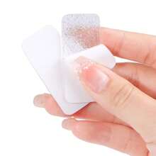 2个弹性高跟鞋鞋带扣，U型仿珍珠扣，松紧度可调节，适用于高跟鞋 - 粉色 - 查看 4