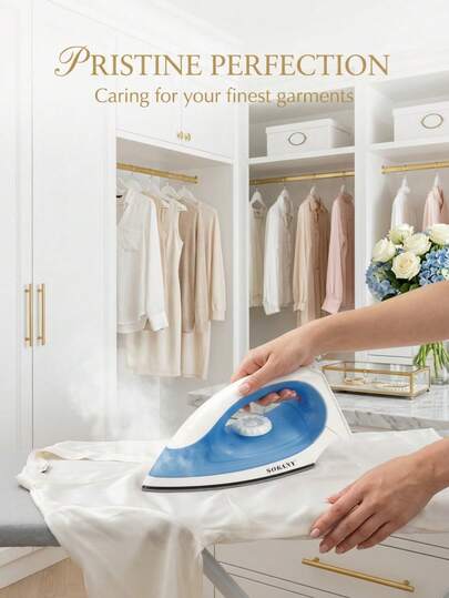  SOKANY-898A 家用电熨斗，手持式蒸汽熨斗，迷你便携设计，适合学生旅行，陶瓷底板，适用于多种衣物，恒温熨烫，过热保护