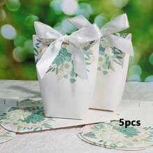 Hộp quà cưới/Ngày Valentine sang trọng màu xanh lá cây hình hoa hồng (có nơ) - 5/10/15 món, lý tưởng cho các ngày lễ, đám cưới, tiệc tùng và những dịp đặc biệt. - Nhiều màu - Xem 10