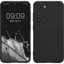 Case Compatible With Samsung Galaxy S23 - With Raised Edges - Suitable For Wireless Charging - Matte Black, 43341391 - White - View 1