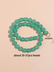 1 Strand Natural Stone Green Aventurine Round Loose Beads Natural Gem Beads Crystal Energy Stone Beads For Jewelry Making Diy Bracelet Necklace 4 6 8 10mm - Green Aventurine - View 10