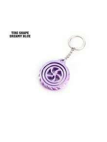 1个减压钥匙扣，旋转减压钥匙扣，创意减压小礼物 - 彩色 - 查看 8