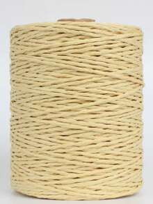 Sợi raffia tròn, dây raffia, sợi cỏ raffia để dệt, mũ dệt mùa hè bằng cỏ bông, sợi cỏ bông để móc túi. - A - Xem 20