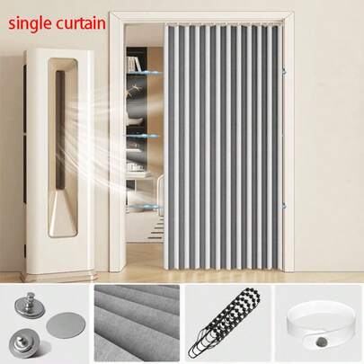 Magnetic Curtain Holder | No Drill Magnetic Hooks, Easy Installation, Smooth Opening And Closing, Solve The Problem Of Fluttering Curtains!