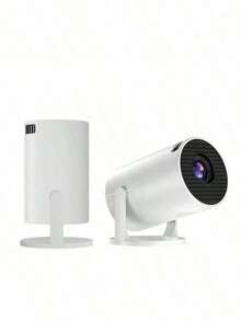 A 2026 New Android 14 Flagship Projector - 4K UHD Support & 5000 ANSI Lumens, 240° Projection With Auto Focus & Auto Keystone Correction, WiFi 6 Bluetooth 5.3 Screen Mirroring, Ultra-Quiet ≤26dB For Home Theater, Gaming Low Latency, Office & Education, Portable Compatible With 5V 2A/3A Chargers, Data Cable & Simple Setup, Great Gift & Ambient Light Projector - White - View 12