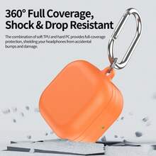 Funda de cuero con textura simple adecuada para los auriculares inalámbricos BUDS 4 / Buds 4 Pro, funda protectora - Multicolor - Ver 3