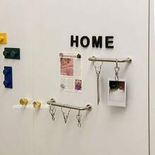 1个便捷磁性挂架，多功能简约冰箱磁吸架，厨房毛巾/抹布收纳架 - 收納架 - 查看 3