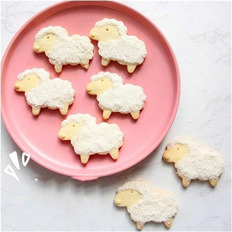 1 khuôn cắt bánh hình con cừu, dụng cụ tự làm bánh quy, kẹo, bánh ngọt, sô cô la cho lễ Eid Al-Adha, Eid Mubarak. - Bạc - Xem 1