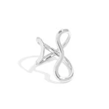 3pcs/1pc Set Minimalist Curved Stainless Steel Open Rings, Suitable For Women, Featuring Fashionable Asymmetrical Wave And Geometric Design, Adjustable Stacking, Waterproof & Hypoallergenic, Suitable For Daily Wear, Party, Date, Gift, Fashionable Minimalist Cool-Toned Jewelry Accessory - Silver 1 - View 8