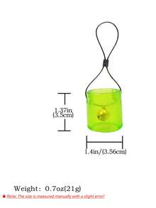 2pcs Outdoor Hunting Archery Supplies Archery Target, With Bell Hanging Target Face, Competitive Outdoor Training Target. Suitable For Outdoor Shooting Practice, Compact And Portable For Easy Hanging. - Mint Green - View 2