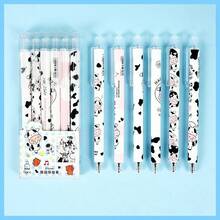 6支装按动式圆珠笔套装，仿皮材质，熊/恐龙/宇航员/兔子/青蛙图案，书写流畅，适合学生、学校和办公室使用，日常必备多支装 - 套裝 - 查看 18