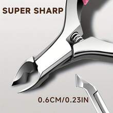 Professional Callus Trimmer, Precise Dead Skin Cutting, Suitable For Finger And Toe Nails, Non-Slip Silicone Handle Callus Cutter (Pink) - Pink-1Pc - View 7