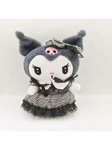 SANRIO 三丽鸥暗黑库洛米毛绒玩偶，旋律睡眠枕，生日/圣诞节/派对礼物，适合亲子互动 - 彩色 - 查看 10