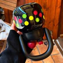 New Stylish Dual Drink Carry Bottle, Large Capacity Plastic Cup, Portable Student Hand-Held Double Drink Cup - Multicolor - View 7