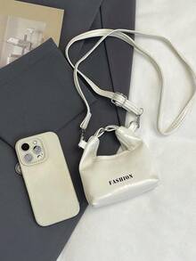 2026 Nuevo bolso de moda, exquisita mini bolsa bandolera, portador de tarjetas versátil, pequeño bolso de mano - Blanco - Ver 8