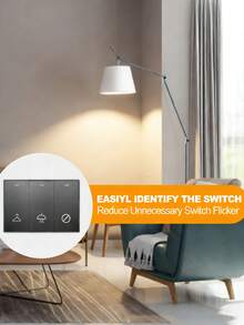 Switch Labels - Essential For Your Home, Suitable For Lighting, Fan And Heating Control. These Self-Adhesive Stickers Are Oil-Resistant, Easy To Use, And Perfect For Bedrooms, Bathrooms, Kitchens, Garages, And Laundry Rooms. - Multicolor - View 4