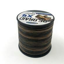 Super Strong Fishing Line - 100m/300m/500m 8-Strand PE Anti-Wear Braided Line, Smooth Casting For Long Distances, 10LB - 60LB Selectable Fishing Line, Fishing Supplies - Olive Green - View 47