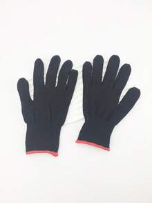 2件套美发造型烫染卷发双面硅胶珠状卷发梳、卷发棒、直发器、耐热手套 - A - 查看 12