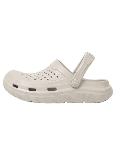 Solid Color Casual EVA Hollow Clog Slippers, Strap Sandals, Beach, School, Party, Office, Gym, Home, Spring/Summer