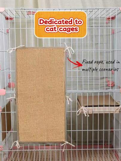 Indoor Cat Furniture Protection Design, Indoor Cat Play Accessories, Functional Pet Supplies, Flexible Scratching Material With Straps - Anti-Scratch Table Leg Protectors And Furniture Guards - Cat Paw Care Pads