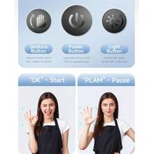 FANGTUOSI Stabilizer 360°Auto Face Tracking AI Gimbal All-In-One Desktop Phone Holder Tripod For Smartphone Video Vlog Live - Option 2 - View 9