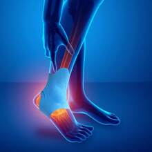 2/4pcs Adjustable Ankle Support Brace, Elastic Pre-Cut Strap, Breathable Design, Suitable For Sports & Fitness, Made Of Polyester, For Non-Surgical Treatment And Ligament Stabilization - Ankle Patch - View 2