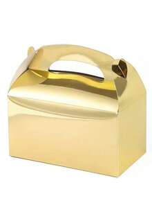 Hộp đựng bánh nướng (10/20/30 chiếc), hộp đựng bánh mousse, hộp đựng bánh ngọt, hộp đựng bánh mì, hộp giấy kraft đựng gà rán, hộp đựng món tráng miệng mang đi, hộp quà cầm tay đa năng màu vàng, hộp quà tặng tiệc tùng, hộp quà tặng, tiệc sinh nhật, đám cưới, không tiếp xúc trực tiếp với thực phẩm. - Xem 10