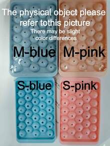 33-Cavity Plastic Ice Cube Tray With Lid - 2 Color Options, Minimalist Design | Ideal For Home & Beverage Making - Multicolor - View 12