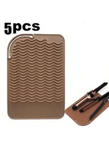 耐热硅胶垫，便携式旅行垫，适用于沙龙、美容、旅行必备、海滩、浴室、卧室，大容量，护发、旅行、美发产品、美发工具、美发配件、发型师、理发店、美发沙龙设备 - 彩色 - 查看 33