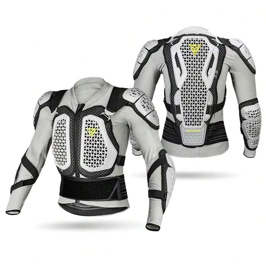 1pc Motorcycle Armor Anti Fall Anti-Collision Breathable Knight Armor Off-Road Motorcycle Riding Armor Essential Knight Gift For Riding M-3XL