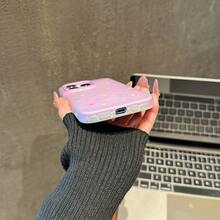 1 Pieza Funda 2 en 1 de Gelatina, Compatible con iPhone 17/16/15/14/13/12/11 Series,  Galaxy S25/S24/S23/A/M Series - Púrpura malva - Ver 4