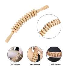 SilvaLex Wooden Massage Tool, Full Body Massager, Hand Massager, Leg Massager, Shoulder Massager, Shoulder & Neck Massage Tool, Face Massager, Back Massager, Waist Massager, Suitable For Home Use, Can Be Given As Holiday Gifts To Family, Friends, Classmates, And Parents - Apricot - View 6