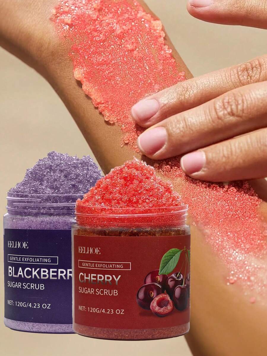 120克樱桃身体及足部磨砂膏，富含乳木果油和海盐，温和去除角质，清洁、保湿并滋养身体。 - 櫻桃 - 查看 1