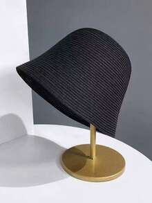 1顶夏季草编透气遮阳帽，多功能防晒，简约气质旅行帽，男女情侣均适用 - 彩色 - 查看 11