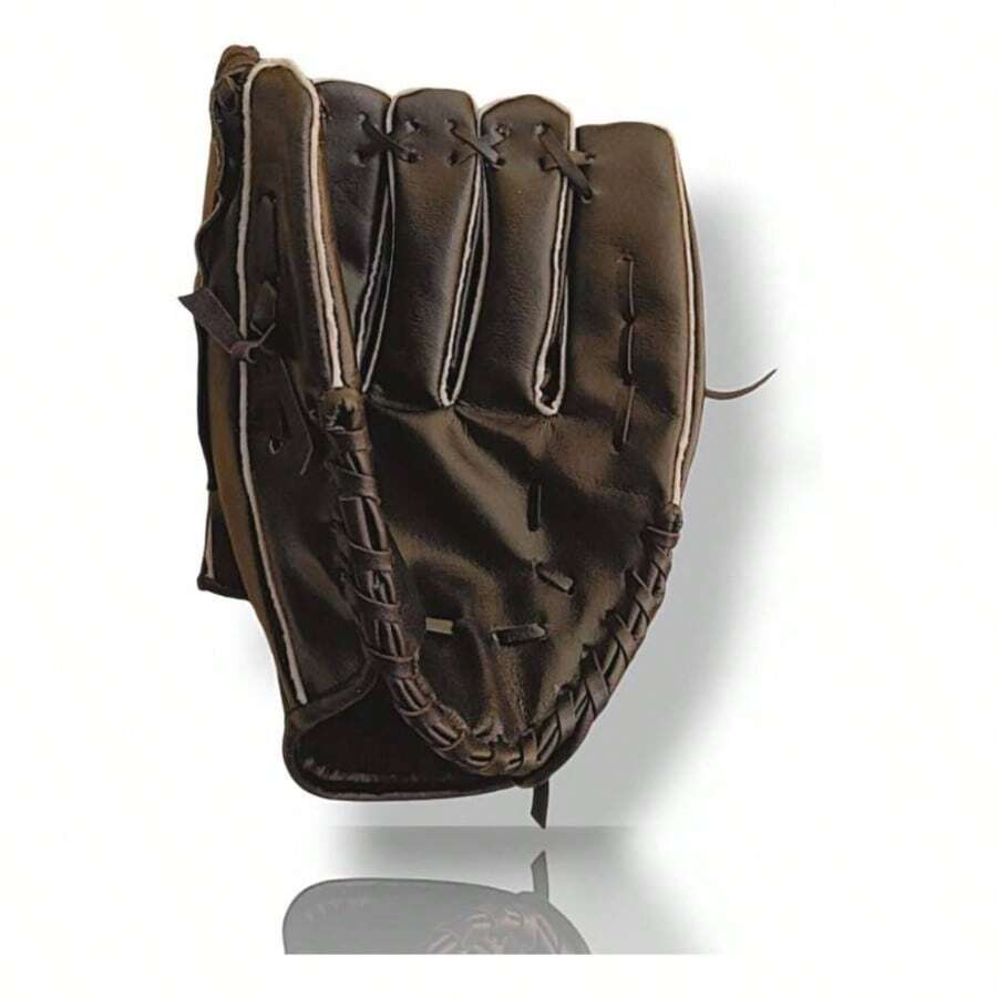 Baseball Infield Glove, 11 - 12 Inch, Lightweight, Black, Made In India - 11"-12" + Left Hand Throw - View 1