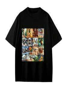 Women T-Shirts - Black - View 1