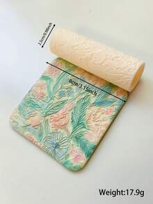 High Precision Pottery Textured Rolling Pin - Durable Plastic Handcraft Mold, Suitable For DIY Jewelry Making And Art Design, Soft Clay Texture Tool With Fine Patterns, Ideal For Unique Handmade, Decorative Earrings | Textured Craft Surface, Jewelry Making Supplies - Texture Roller - View 45