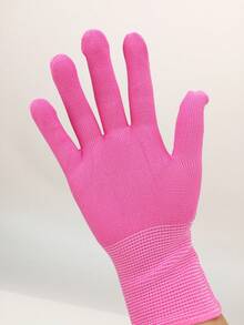 2件套美发造型烫染卷发双面硅胶珠状卷发梳、卷发棒、直发器、耐热手套 - A - 查看 6