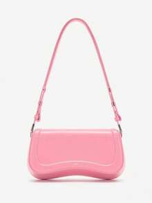 【单肩包】JW PE 新款复古软皮高端大容量斜挎包布丁包小众手提包女士款，粉色腋下通勤包 1C56，多功能手提小包 2T78 适合日常通勤、休闲、购物、旅行、聚会 - 粉色 - 查看 12