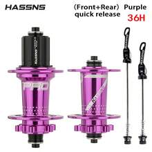 HASSNS PRO7 36-Hole Mountain Bike Stunt Pegs, 120 Decibels, 6-Claw Disc Brake, Cassette HG Hub Compatible With 7-12 Speed - Multicolor - View 8