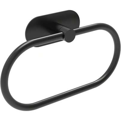 Bathroom Towel Rack With Brushed Nickel Finish, No Drill Holes, Hand Towel Rings, Stainless Steel And Zinc Alloy Self-Adhesive Towel Hooks Suitable For Bathrooms And Kitchens.