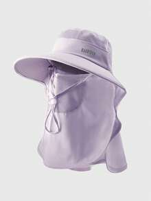 全脸防晒面罩帽套装，可遮盖颈部，大帽檐，适合骑行、海滩，防风，遮阳 - A - 查看 16